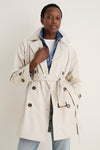 Mist Adare Trench Showerproof Jacket