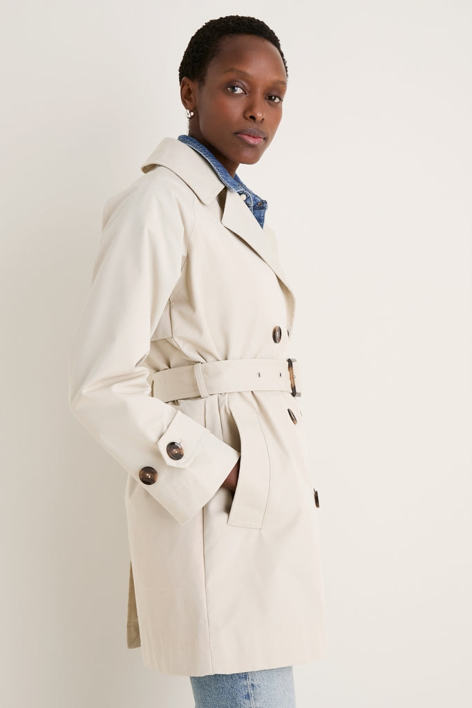 Mist Adare Trench Showerproof Jacket | Barbour
