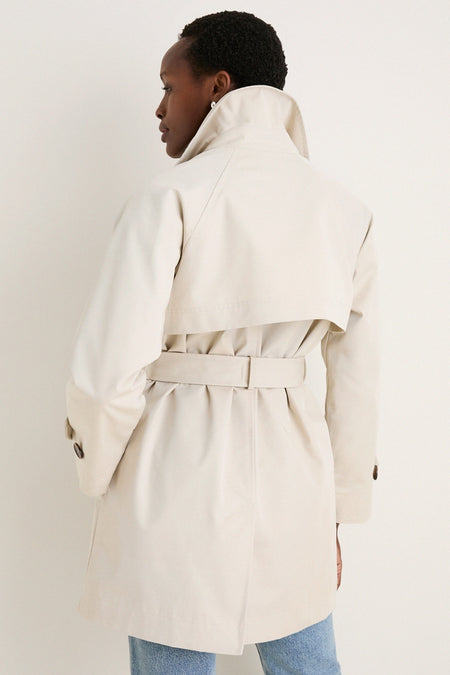 Mist Adare Trench Showerproof Jacket