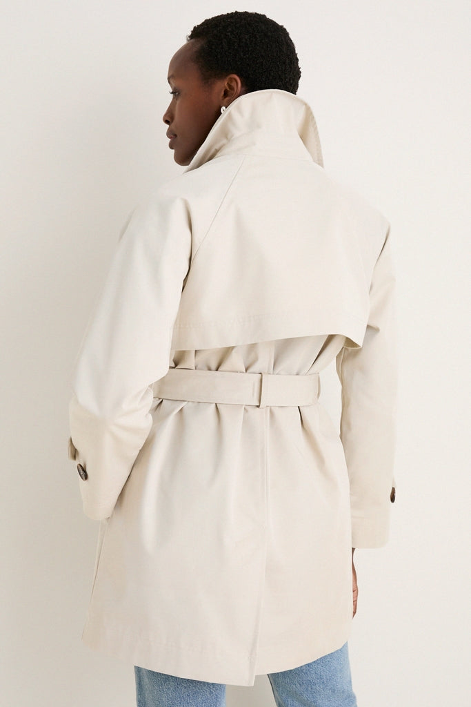 Mist Adare Trench Showerproof Jacket