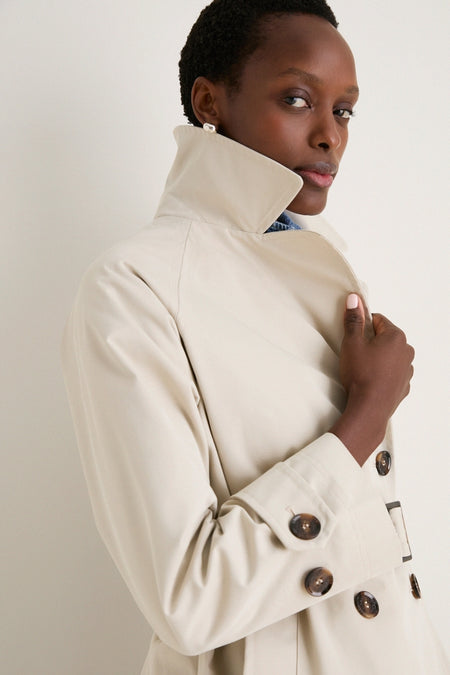 Mist Adare Trench Showerproof Jacket