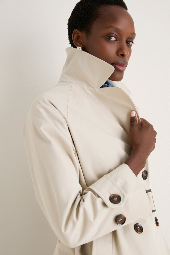 Mist Adare Trench Showerproof Jacket