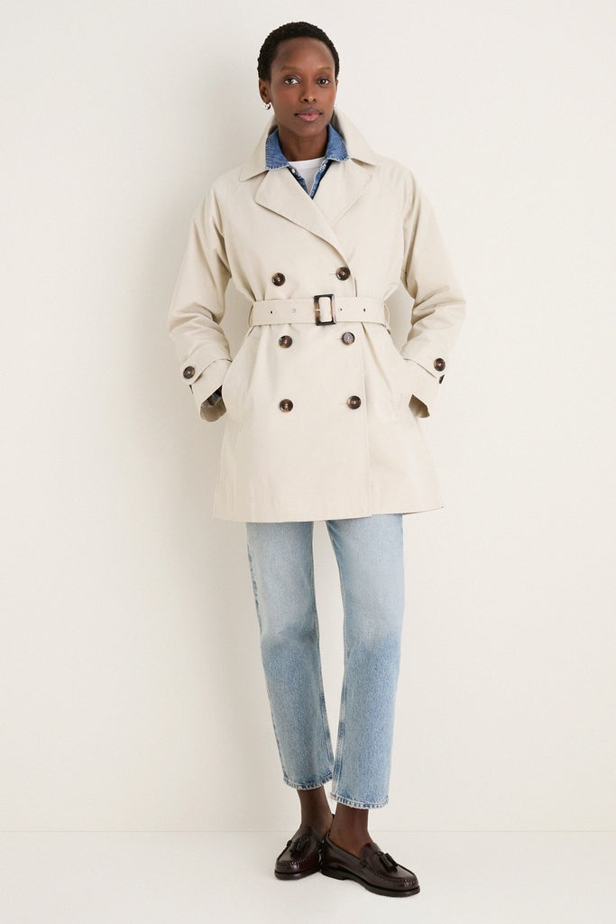 Mist Adare Trench Showerproof Jacket | Barbour