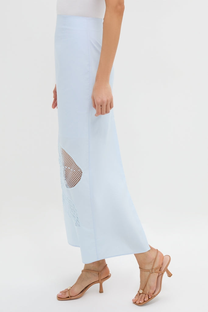 Blue Tint Leonie Midi Skirt