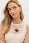 Natural Mistral Net Mini Dress