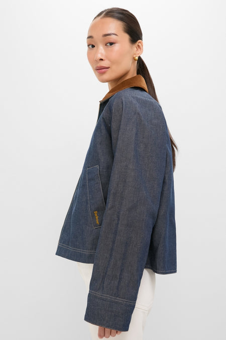 Indigo Denim Freckleton Casual Jacket