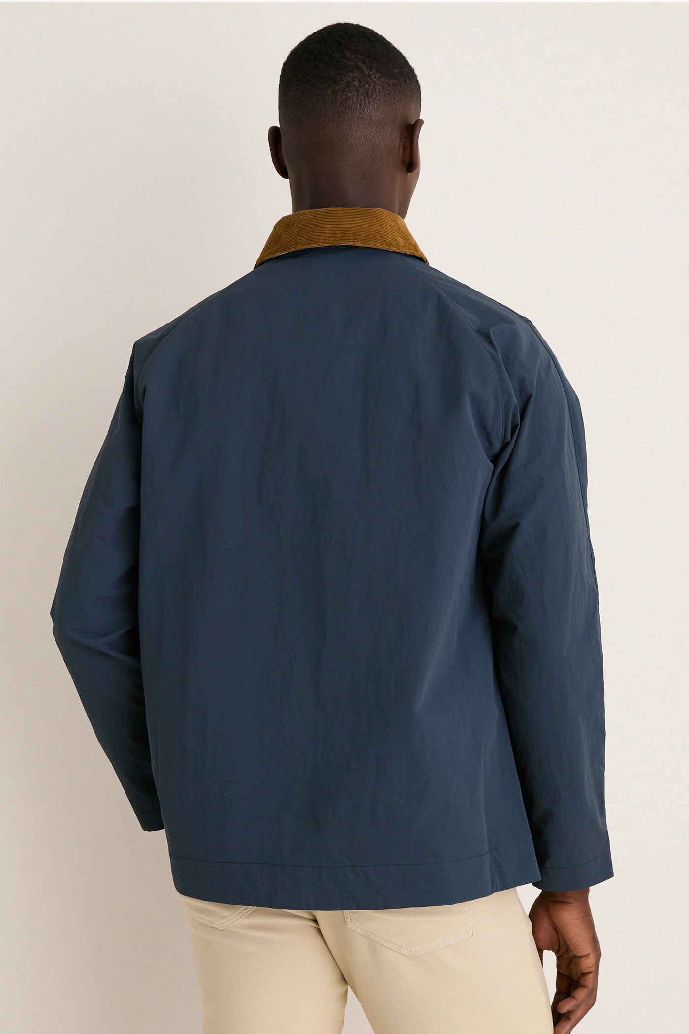 Men's Navy Short Rokig Showerproof Jacket