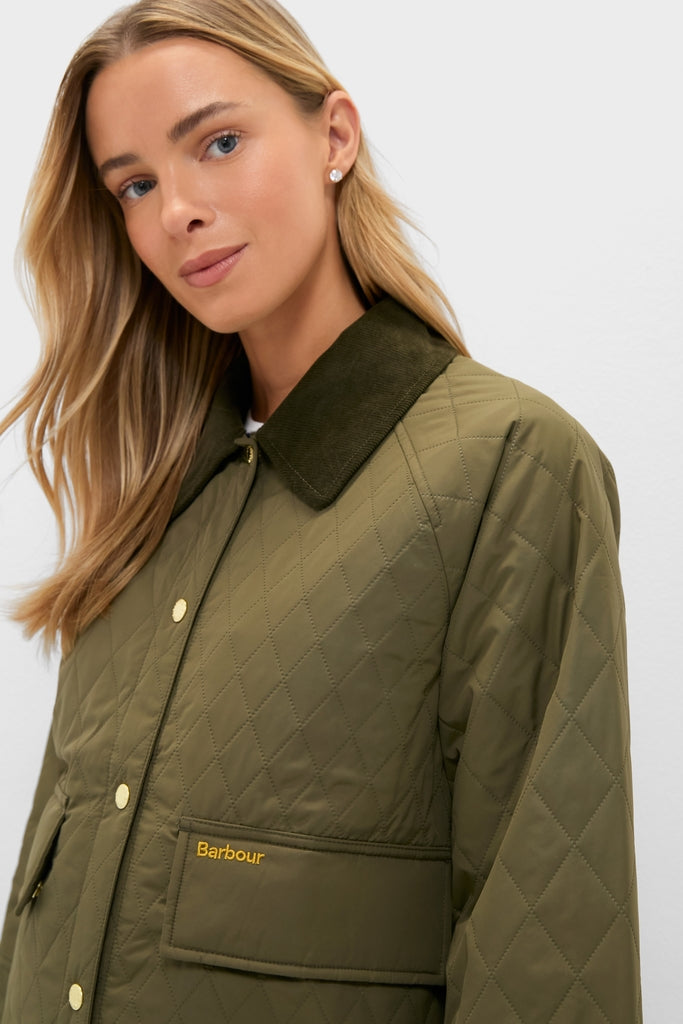 Ivy Green Kirby Quilted Jacket | Barbour