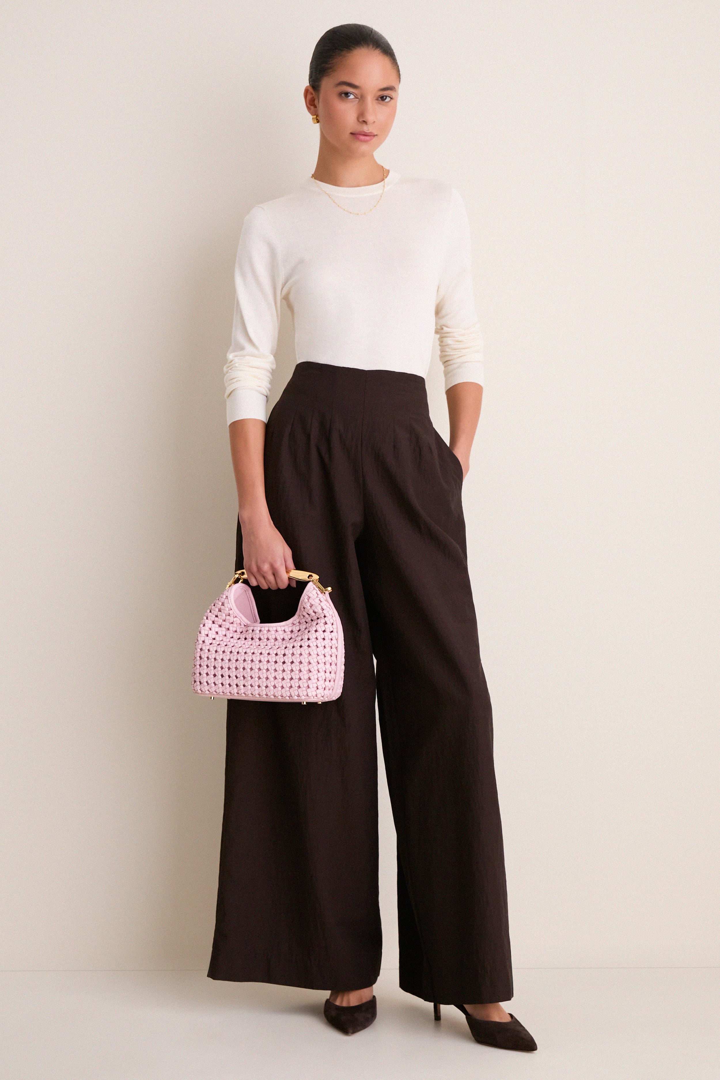 Pink Small Boomerang Bag