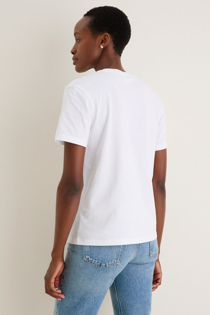 White Barbour Dog  Bedale Graphic T-Shirt