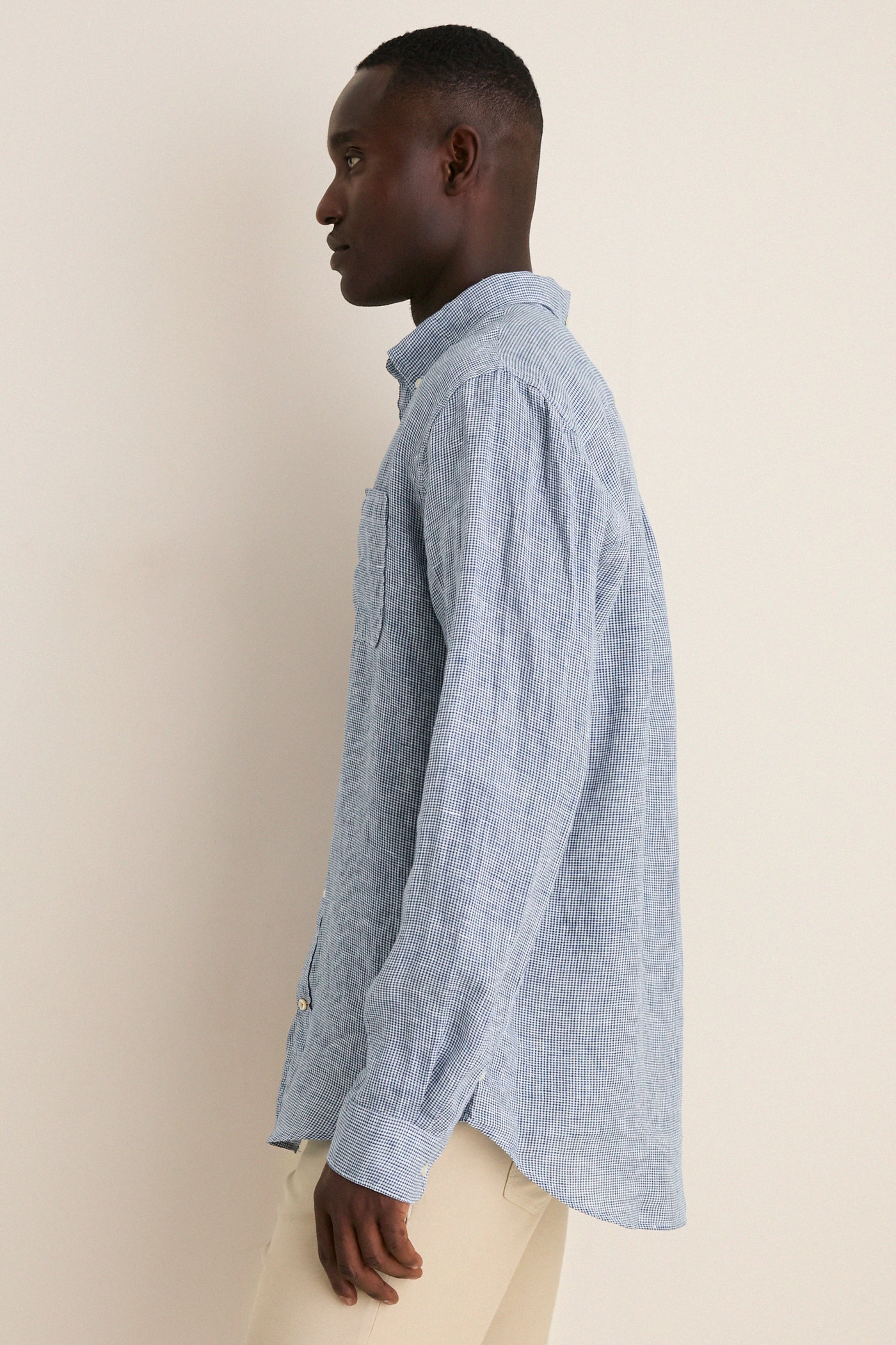 Navy Linton Tailored Shirt