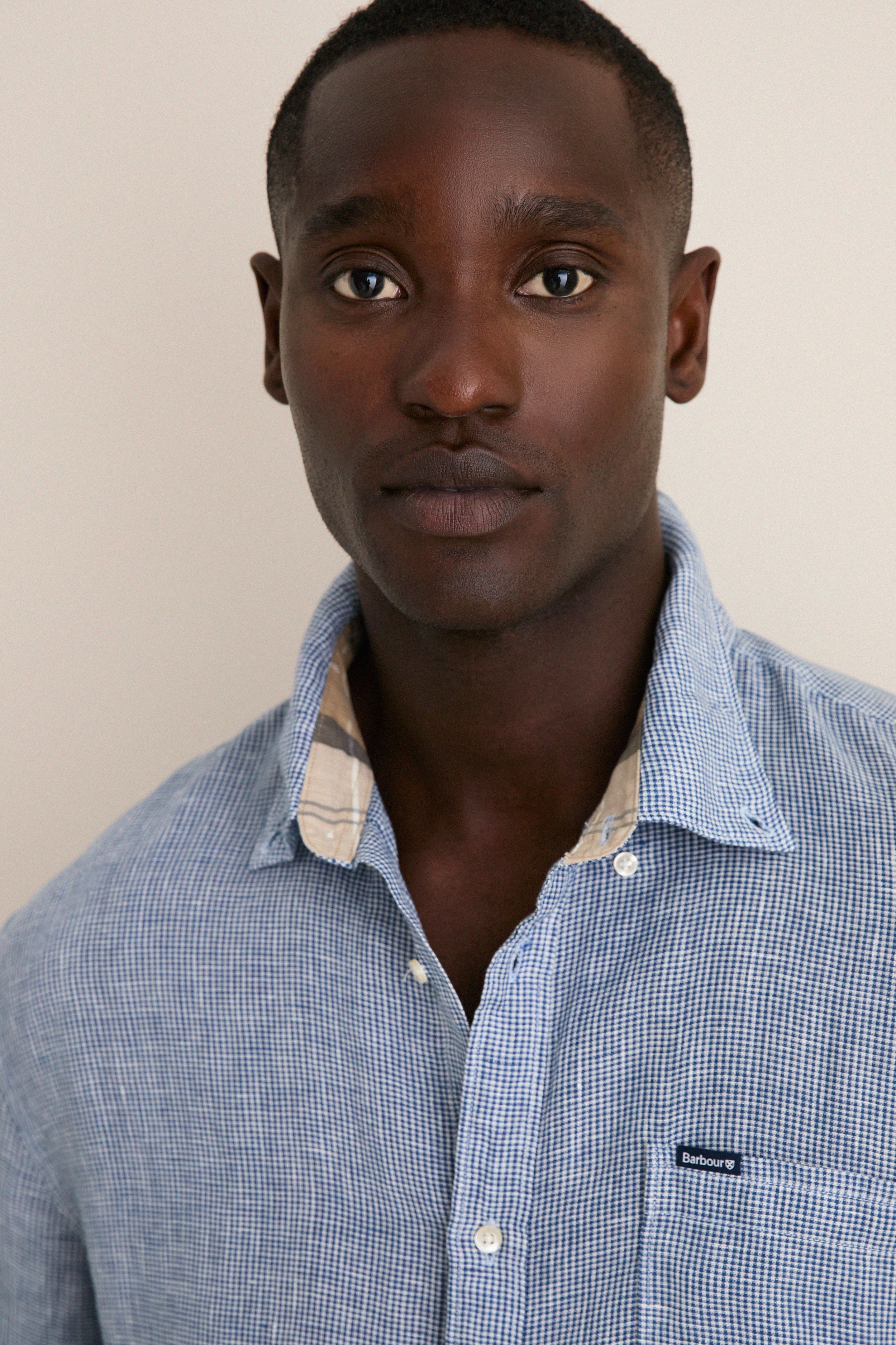 Navy Linton Tailored Shirt