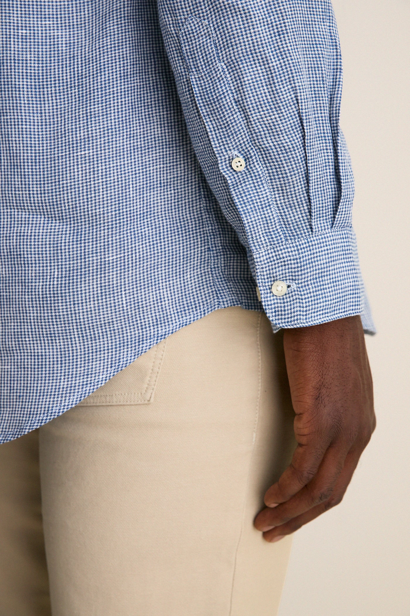 Navy Linton Tailored Shirt