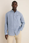 Navy Linton Tailored Shirt