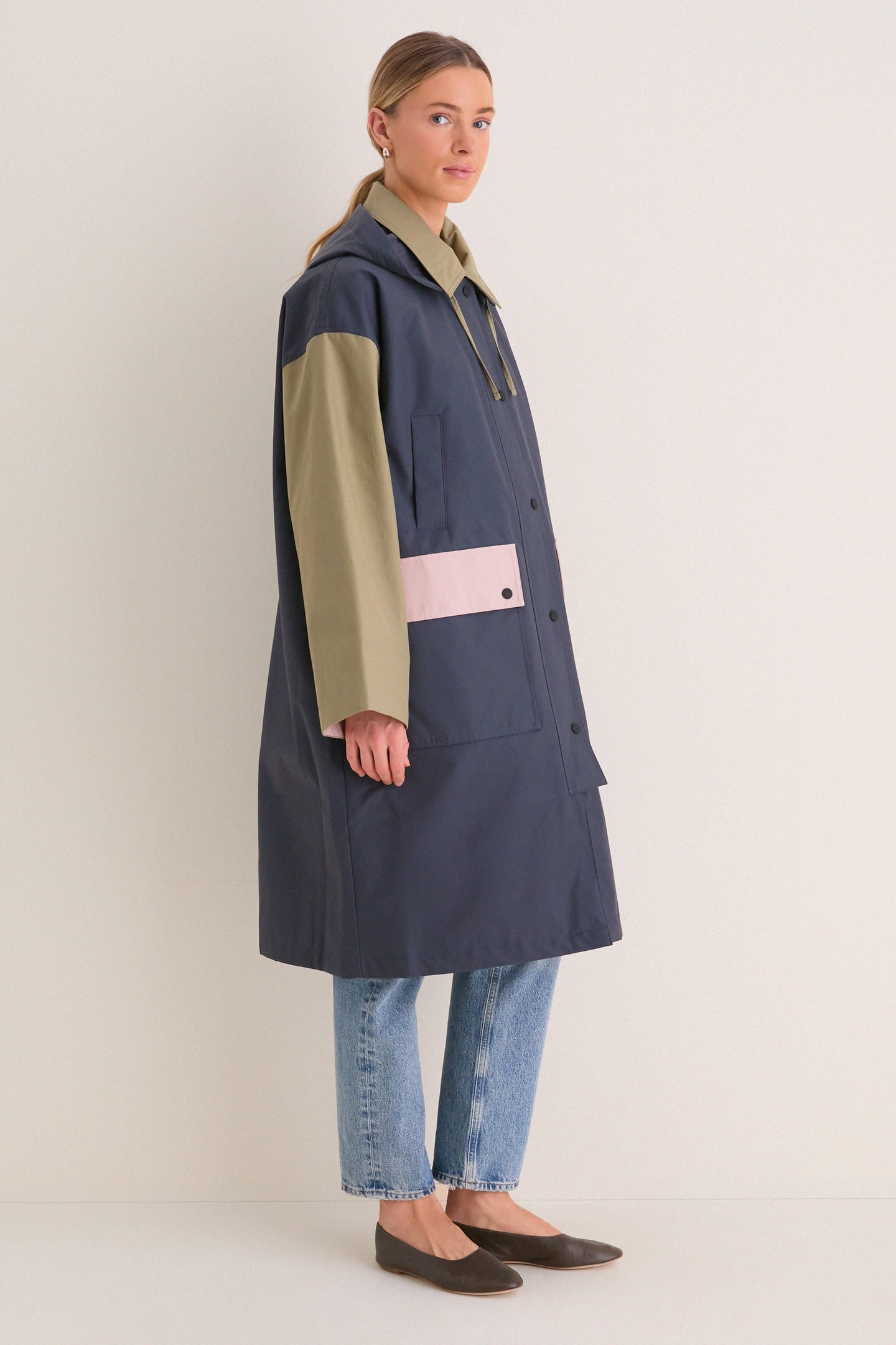 Dusk Grey Tri-Color Blearigg Showerproof Jacket