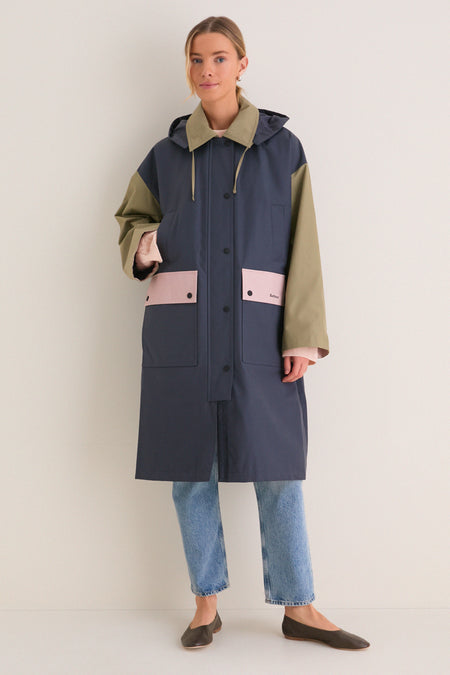 Dusk Grey Tri-Color Blearigg Showerproof Jacket