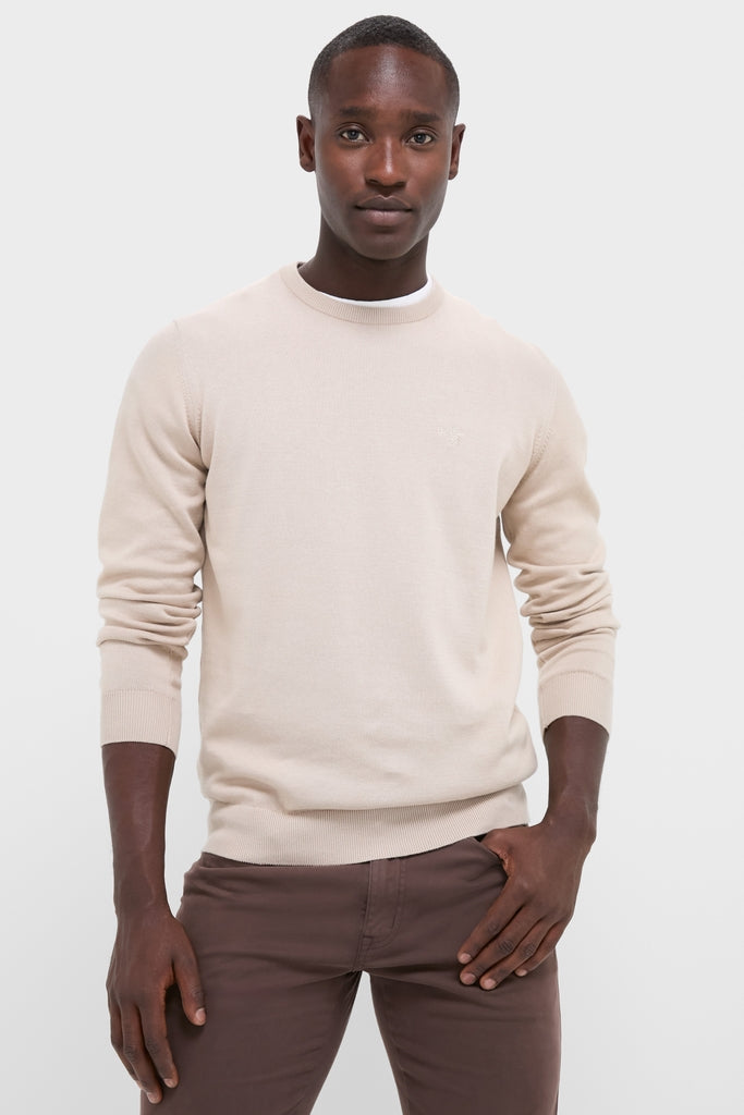 Mist Pima Cotton Crewneck Sweater
