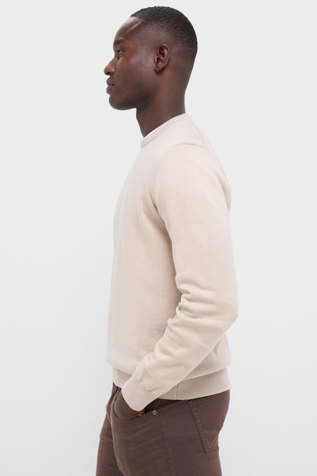 Mist Pima Cotton Crewneck Sweater