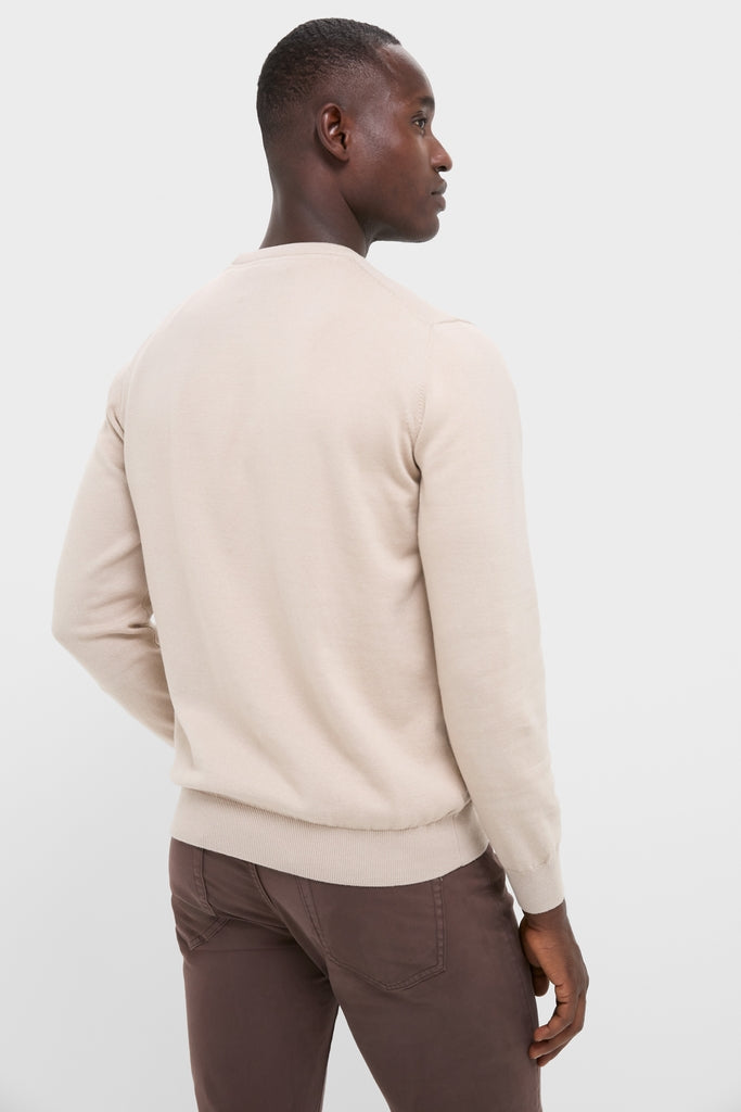 Mist Pima Cotton Crewneck Sweater