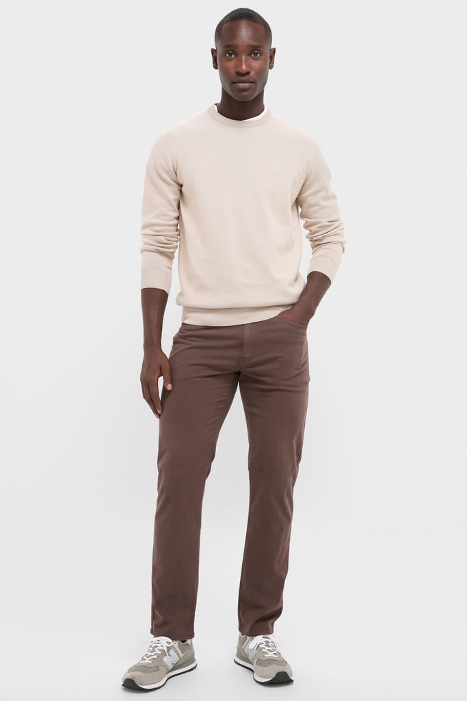 Mist Pima Cotton Crewneck Sweater