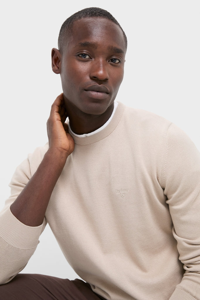 Mist Pima Cotton Crewneck Sweater