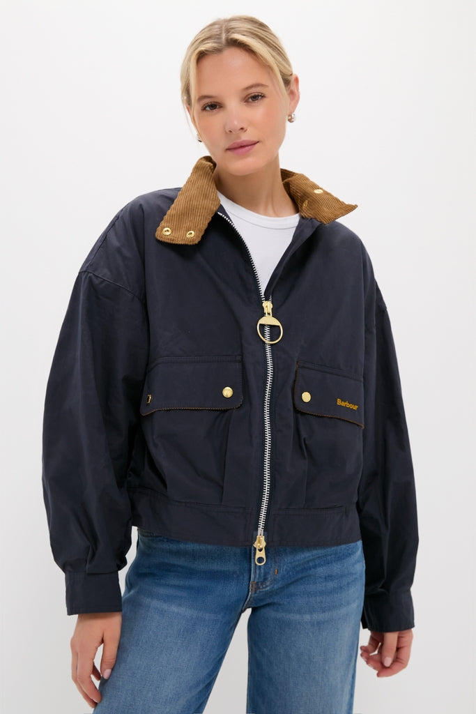Navy Blackthorn Casual Jacket | Barbour