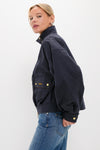 Navy Blackthorn Casual Jacket