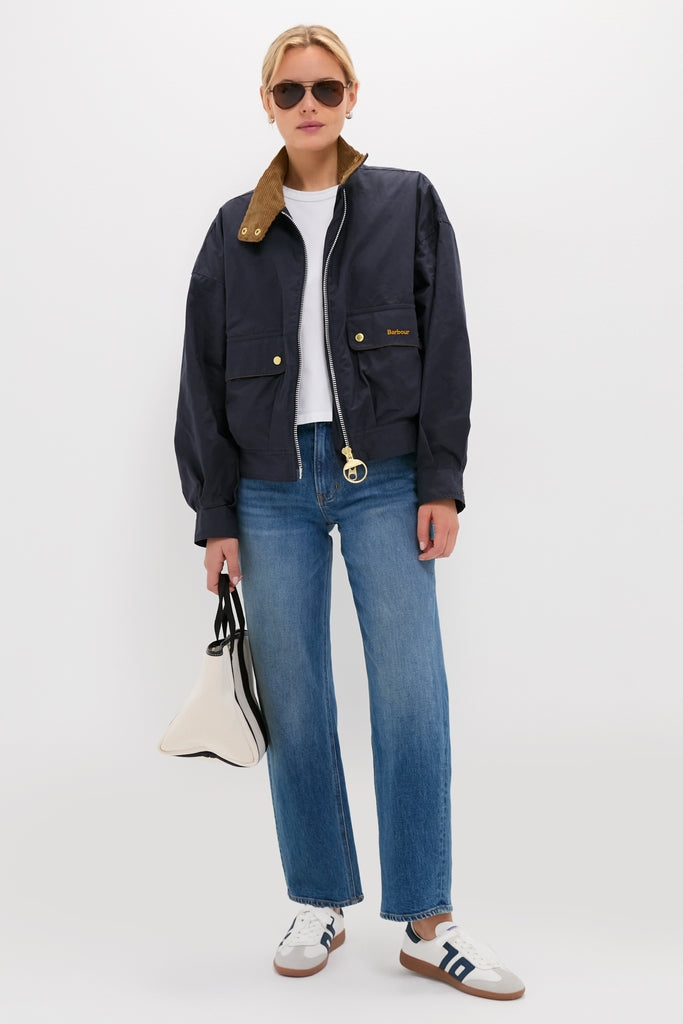 Navy Blackthorn Casual Jacket | Barbour