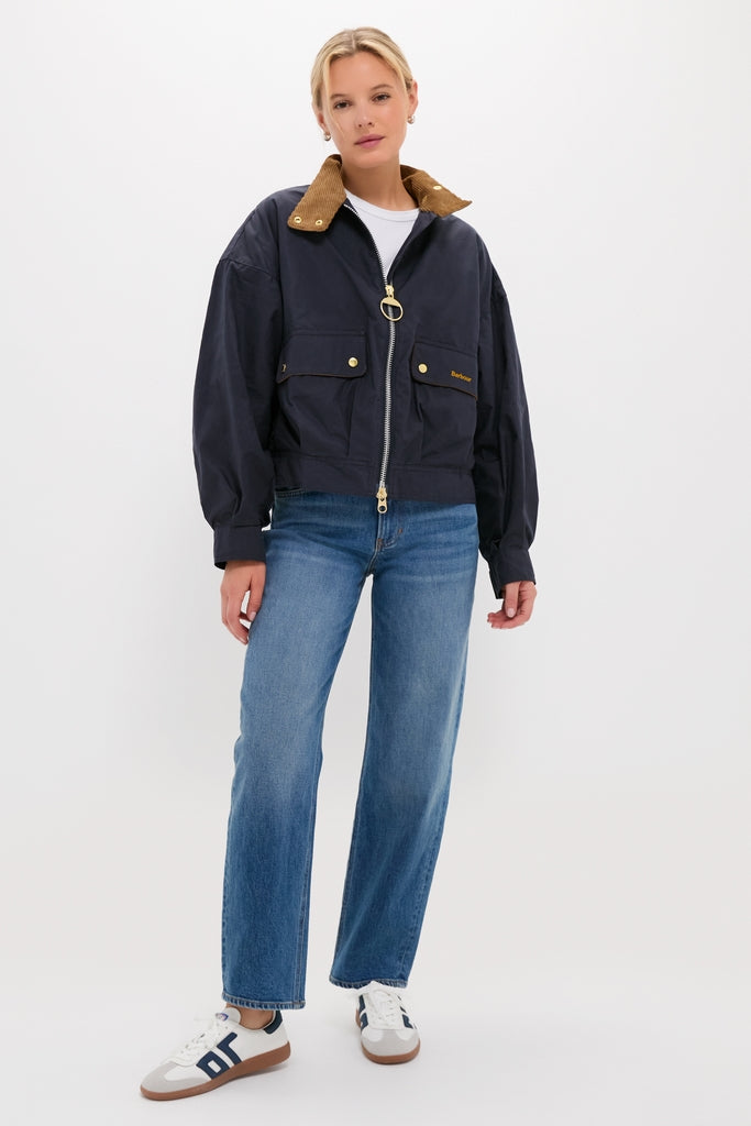 Navy Blackthorn Casual Jacket | Barbour