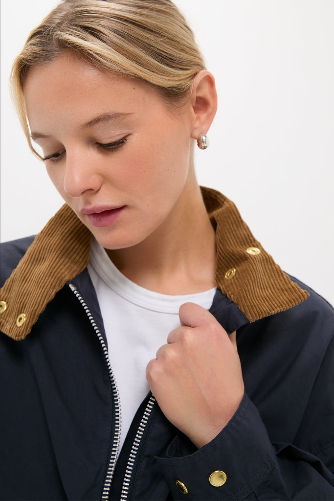 Navy Blackthorn Casual Jacket | Barbour