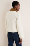 Light Pearl Cropped Beadnell Casual Jacket