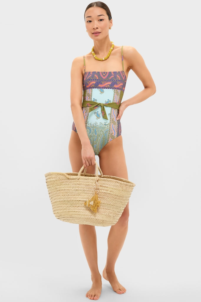 Pastel Patchwork Lucent One Piece | BOTEH
