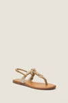 Light Wood Camellia Sandals