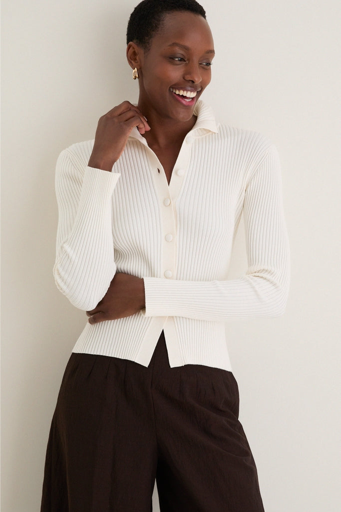 Ecru Flore Cardigan | Vanessa Bruno