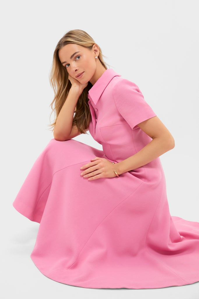 Pink Sorbet Feliciana Midi Dress
