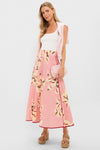 Anthurium Print Maxi Skirt
