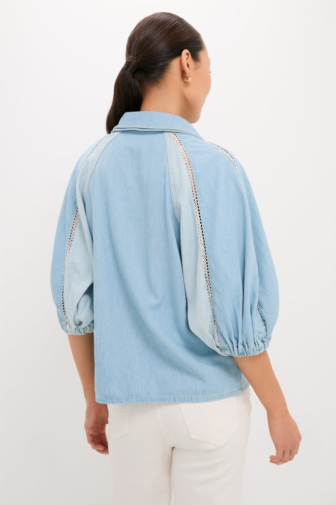 Denim Bicolor Shirt