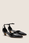 Black Victoria Kitten Heels