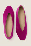 Magenta Satin Luna Slippers