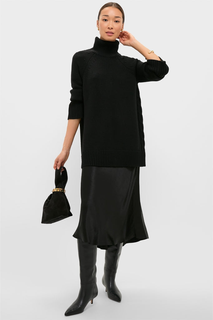Black Louisa Turtleneck Sweater | Tuckernuck