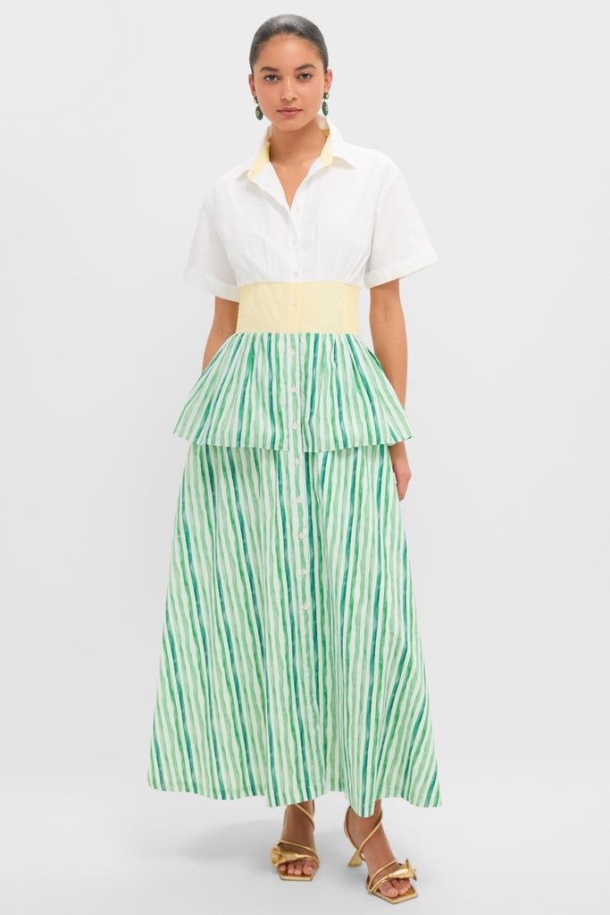 Green Boogie Woogie Bugle Boy Dress