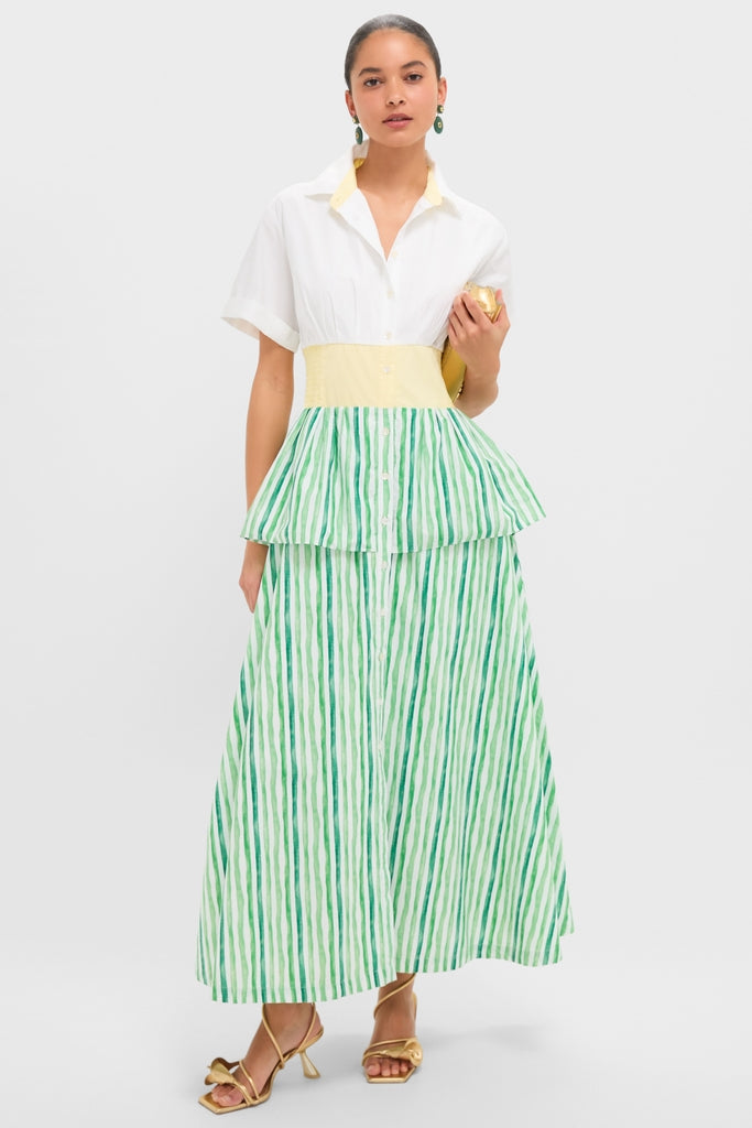Green Boogie Woogie Bugle Boy Dress