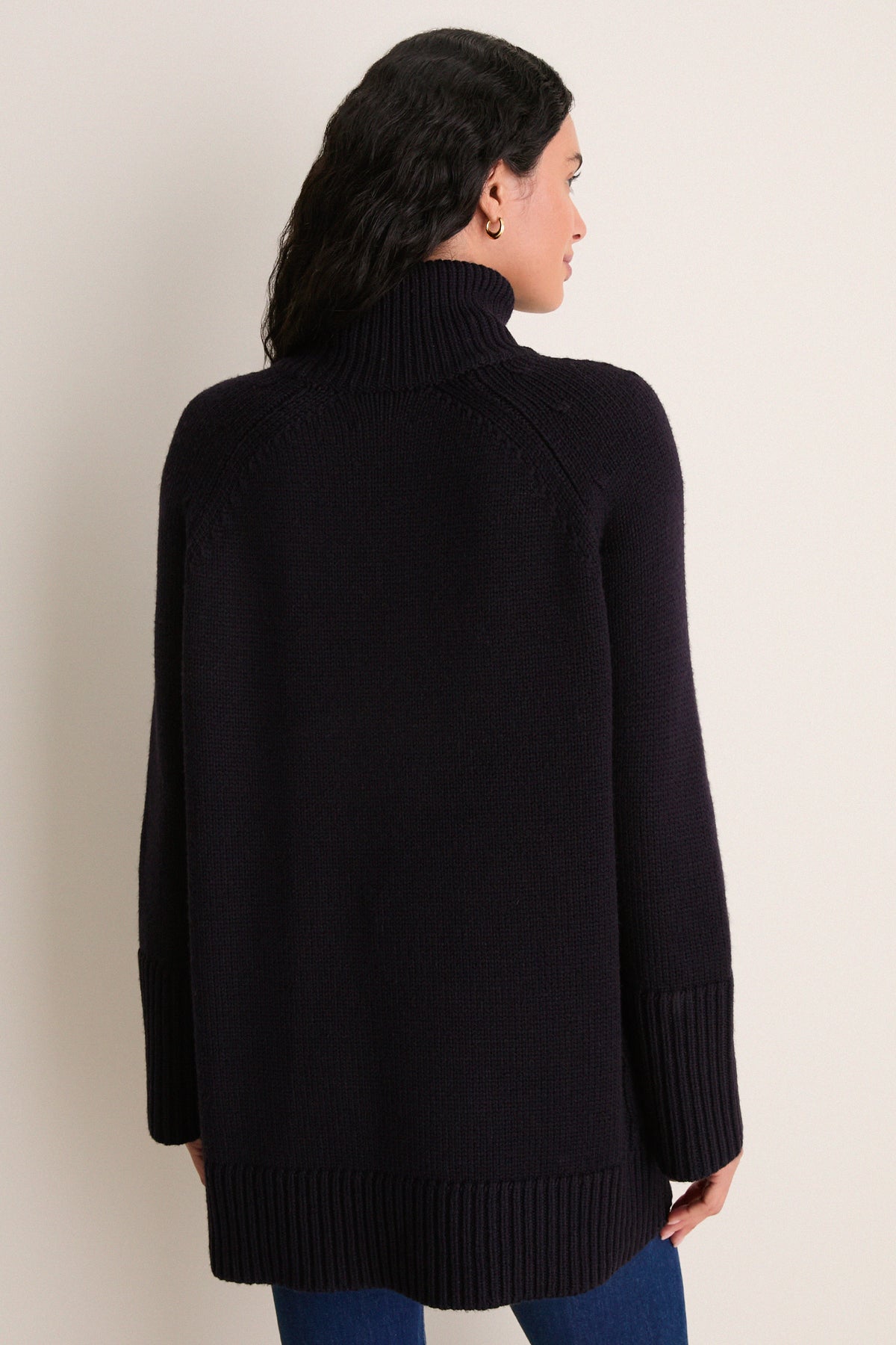 Navy Louisa Turtleneck Sweater