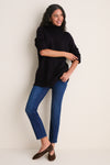 Navy Louisa Turtleneck Sweater