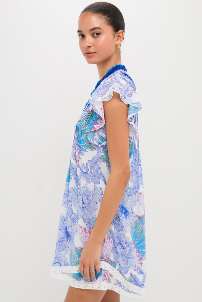 Blue Padang Sasha Mini Dress