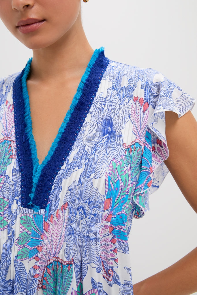 Blue Padang Sasha Mini Dress