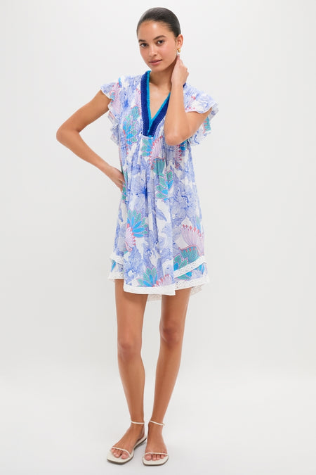 Blue Padang Sasha Mini Dress