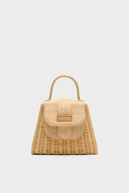 Natural Raffia Petite Lady Bag