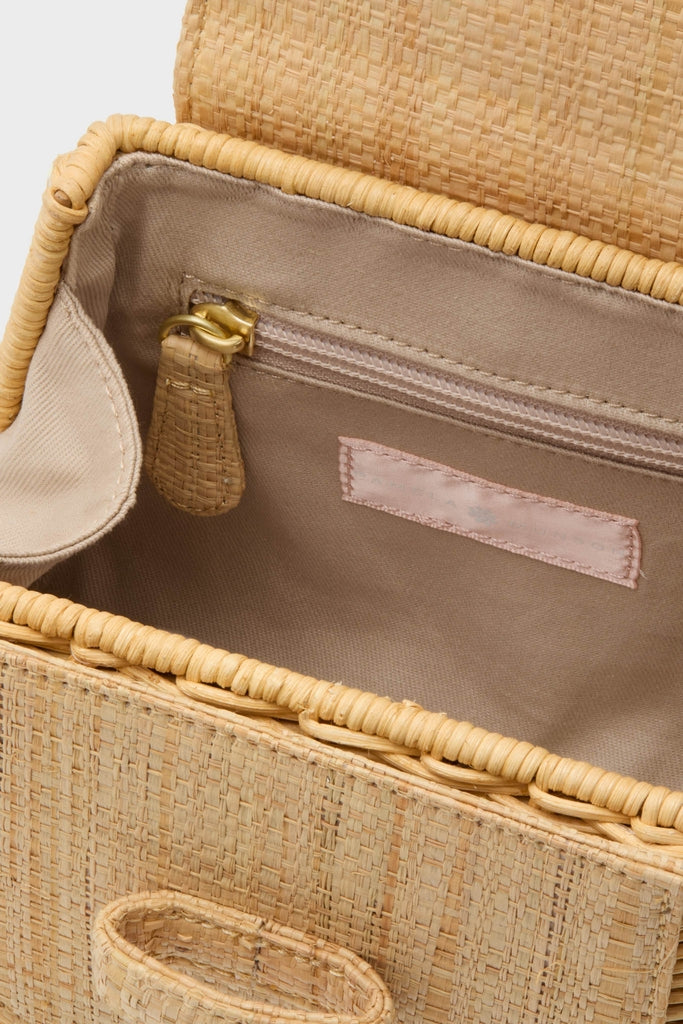 Natural Raffia Petite Lady Bag