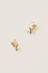 Gold and Pearl Spencer Earrings: Classic gold-tone earrings with baroque pearls and pavé crystals, offering an effortless, high-end touch for fun, elegant evenings.